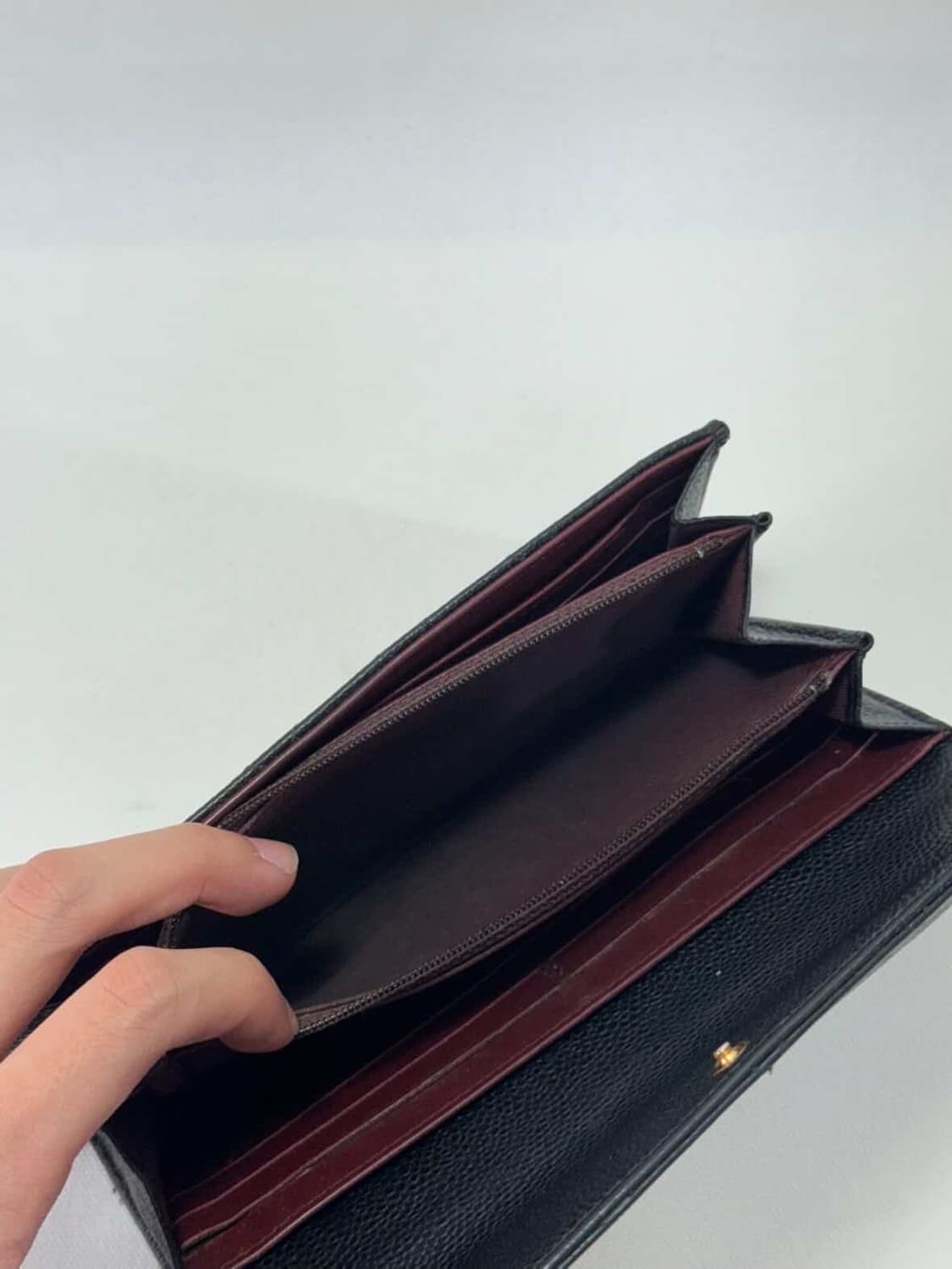 샤넬 캐비어 금장 장지갑 상품이미지8