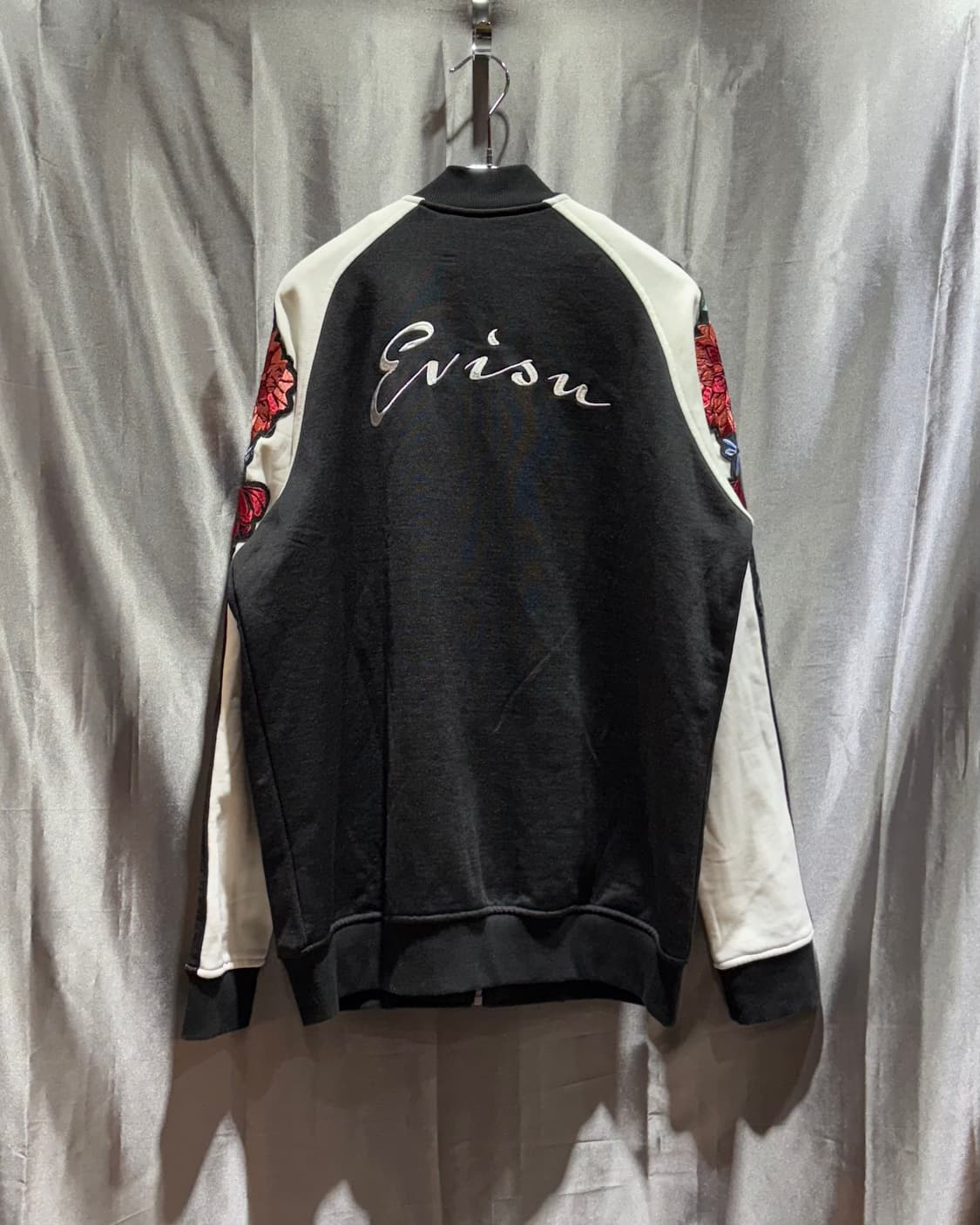 L 에비수 사이드 플라워 자수 배색 스카잔 상품이미지4