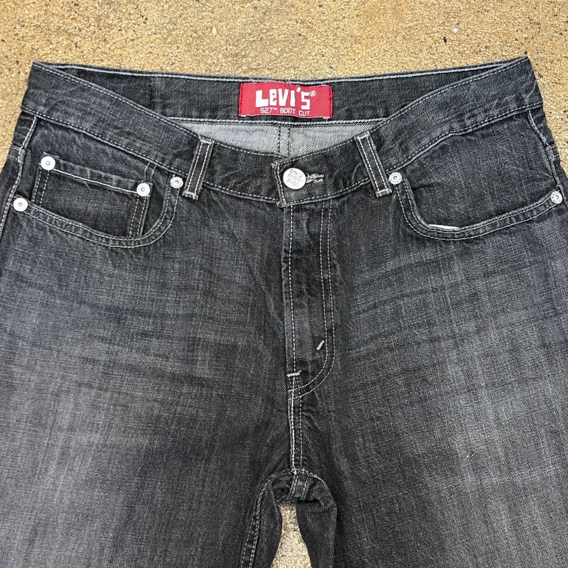 00s 미국 빈티지 리바이스 527 부츠컷 블랙진 청바지 상품이미지3