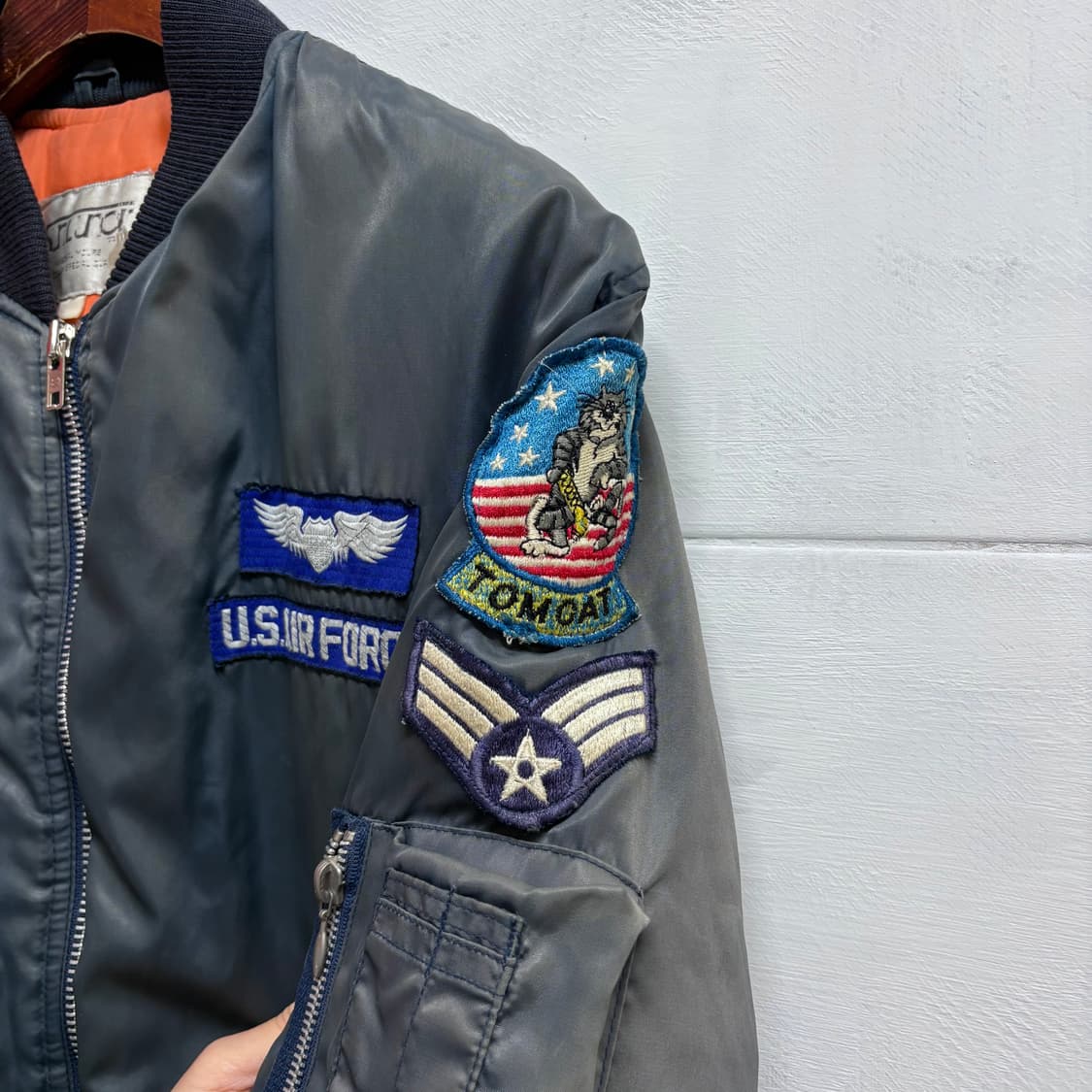 JAPAN VINTAGE MA-1 블루종 항공점퍼 상품이미지5