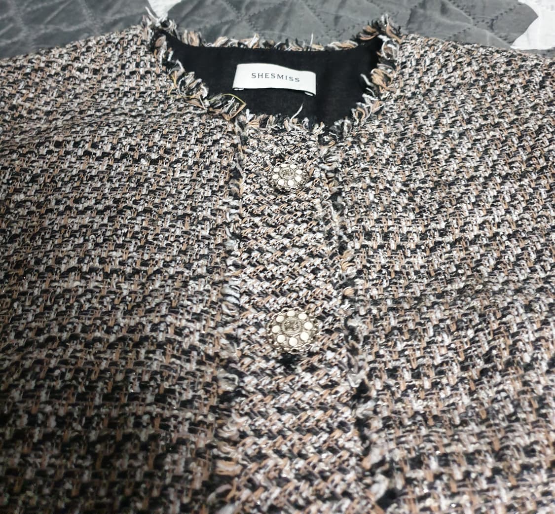 쉬즈미스 트위드 럭셔리 베스트 (55) 상품이미지2