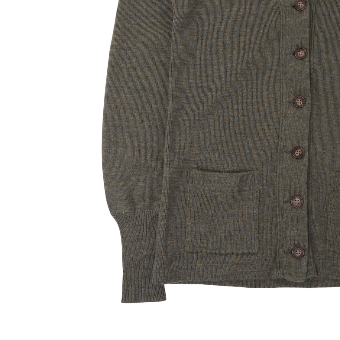 랄프로렌 카키 숄더 스웨이드패치 울 가디건 상품이미지4