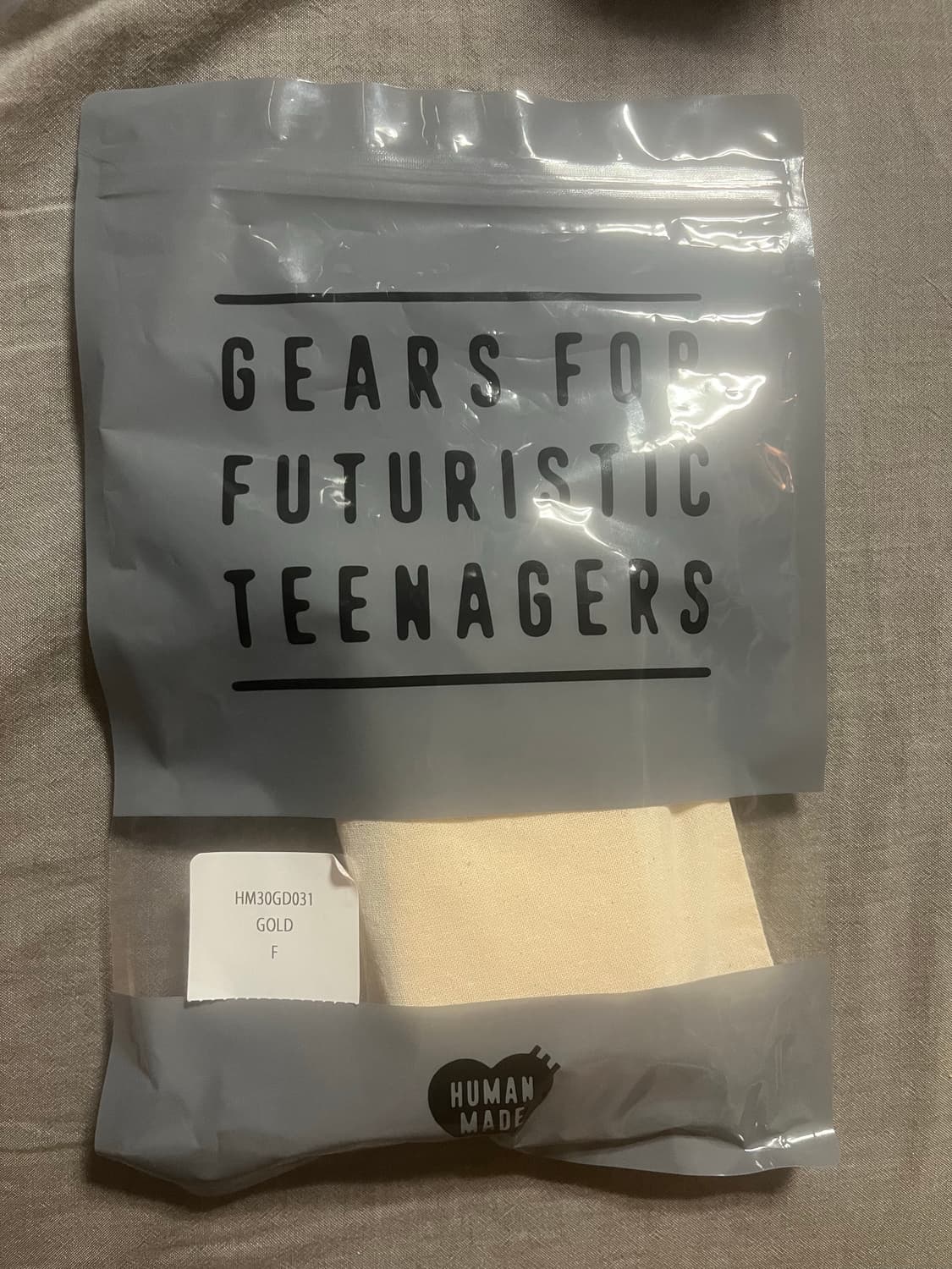 휴먼메이드 금색 소가죽 지갑 상품이미지6