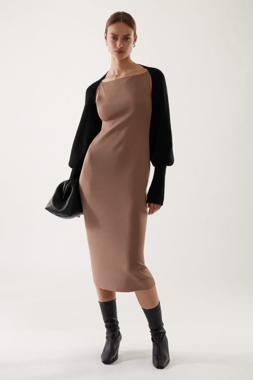 cos 메리노 울 하이브리드 가디건 상품이미지3