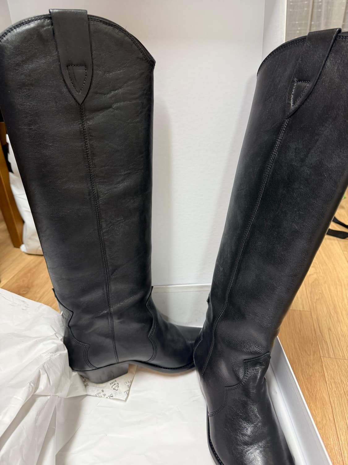 이자벨마랑 덴비 가죽 롱부츠 상품이미지4