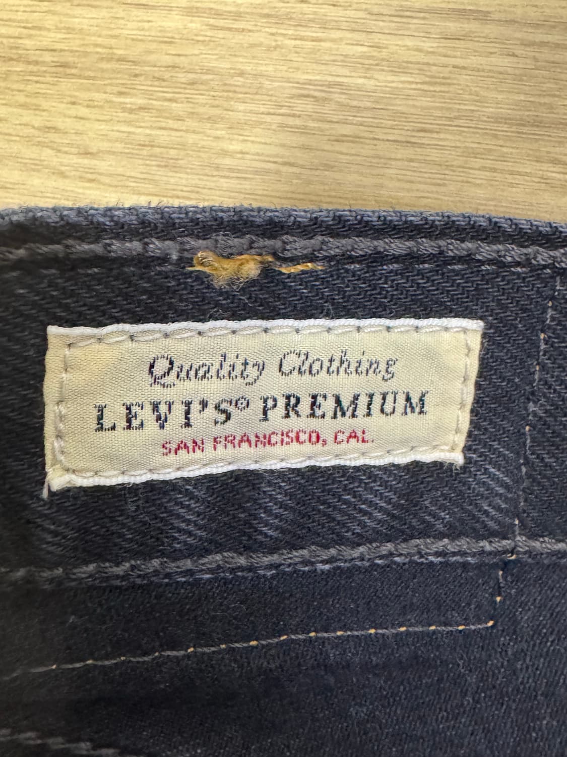 리바이스 프리미엄 립케이지 와이드핏 데님 팬츠 25 A6081-0001 상품이미지7