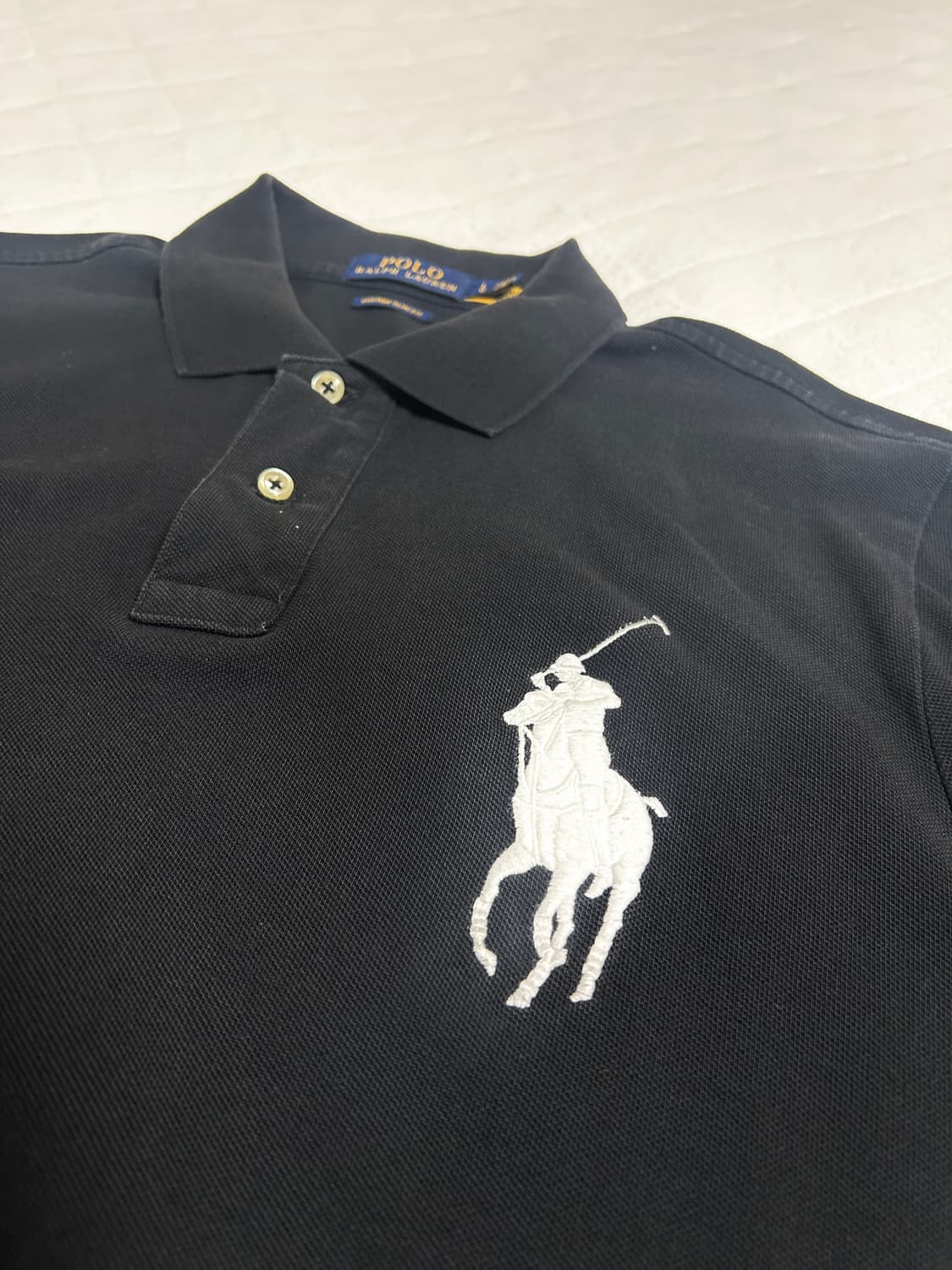 폴로 빅포니 롱슬리브 블랙 상품이미지2