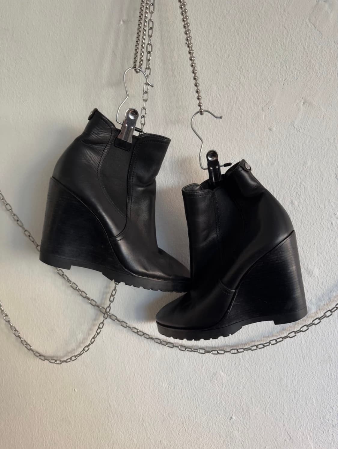 마이클코어스 웨지힐 앵클부츠 상품이미지1