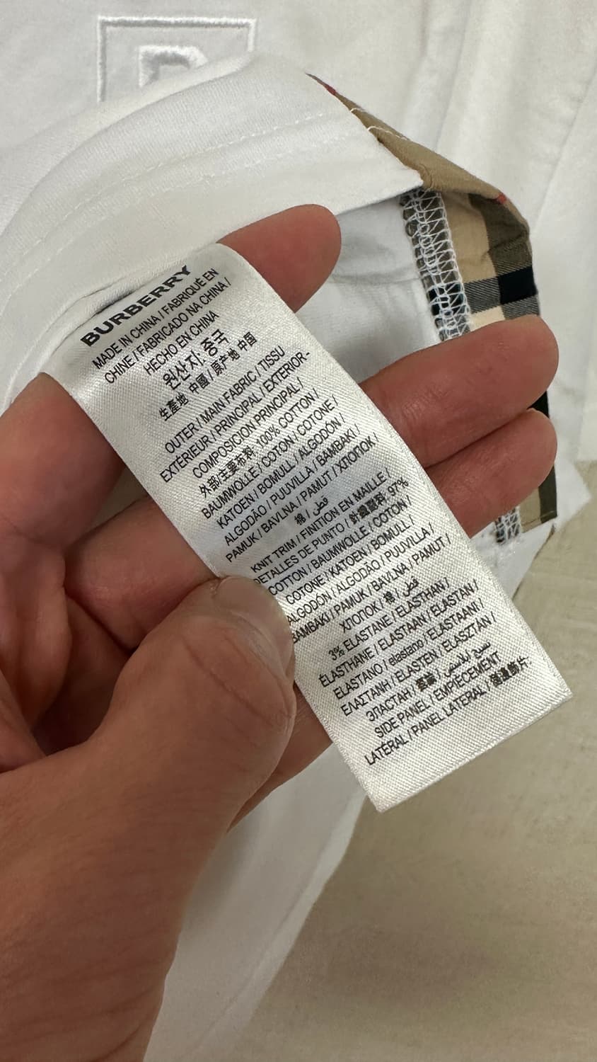버버리 반팔 티셔츠 2장 새상품 상품이미지7