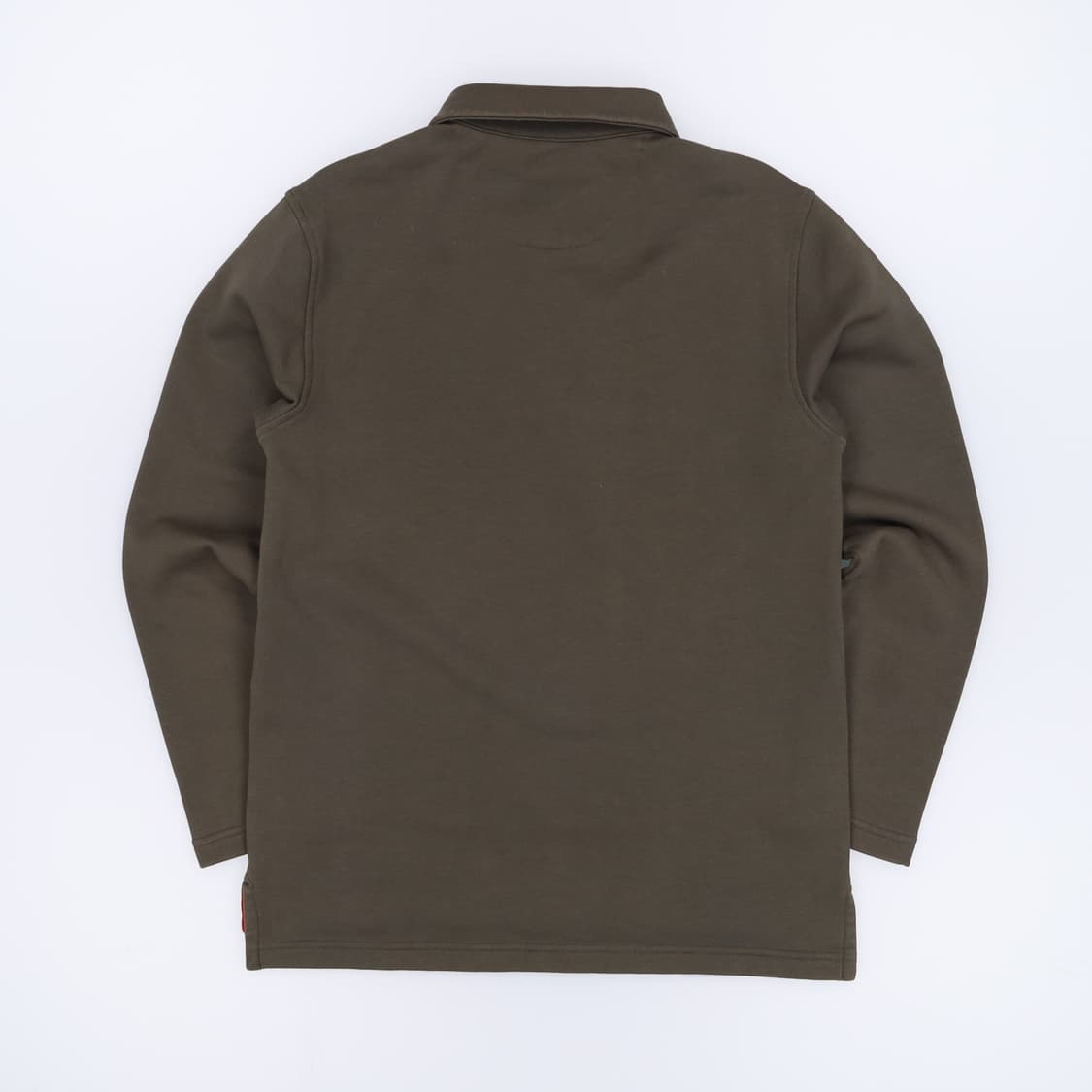 [95] US 폴로 기모 피케 긴팔 카라 티셔츠 카키 3877 상품이미지2