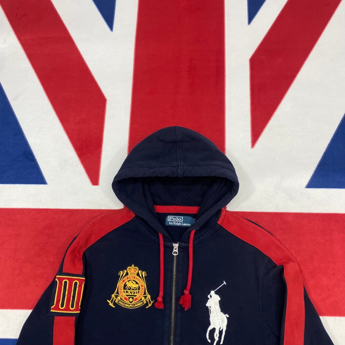 폴로 빅포니 후드집업 XS실측S 상품이미지3