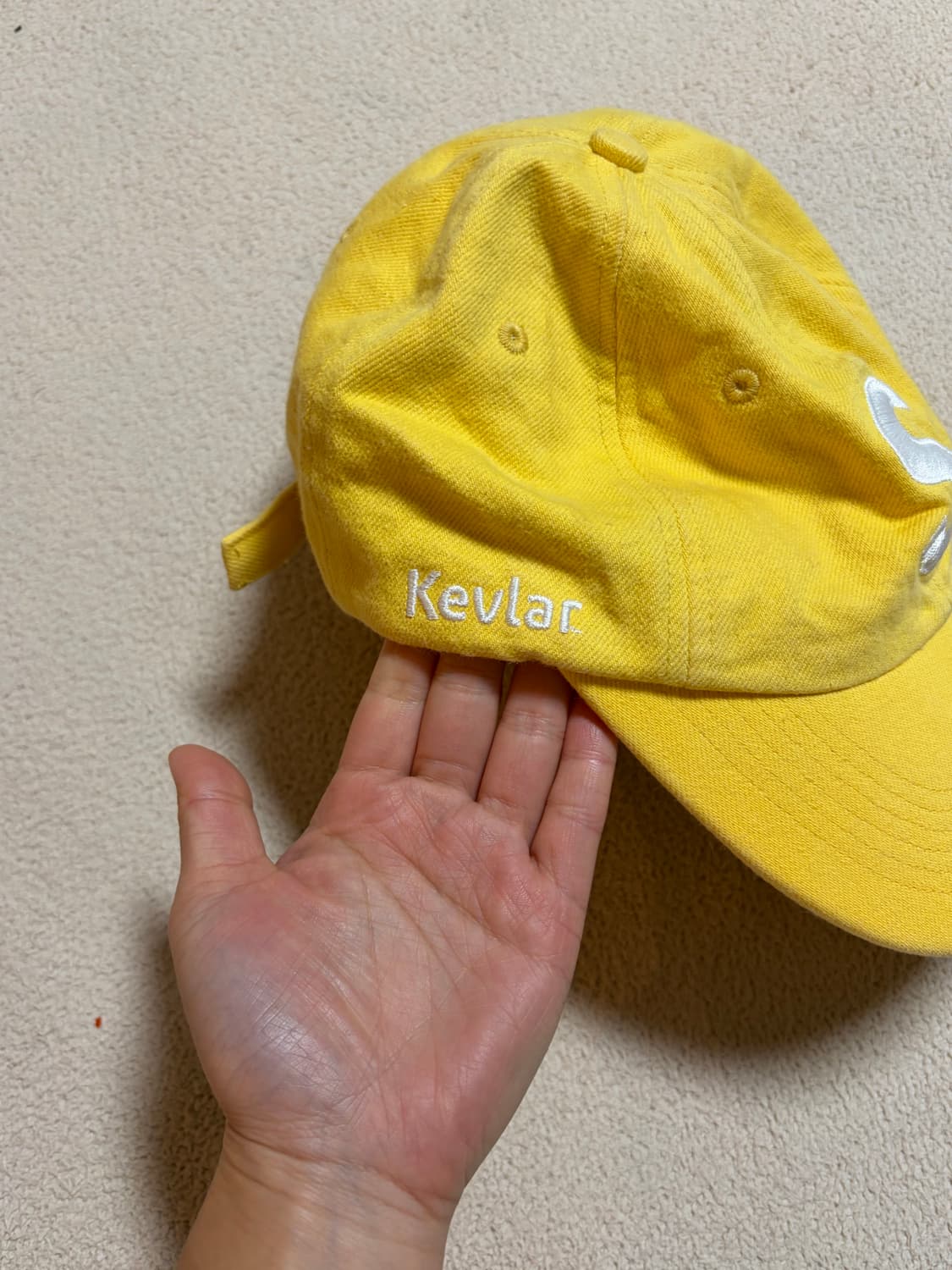 슈프림 케블라 데님 S로고 볼캡 상품이미지3