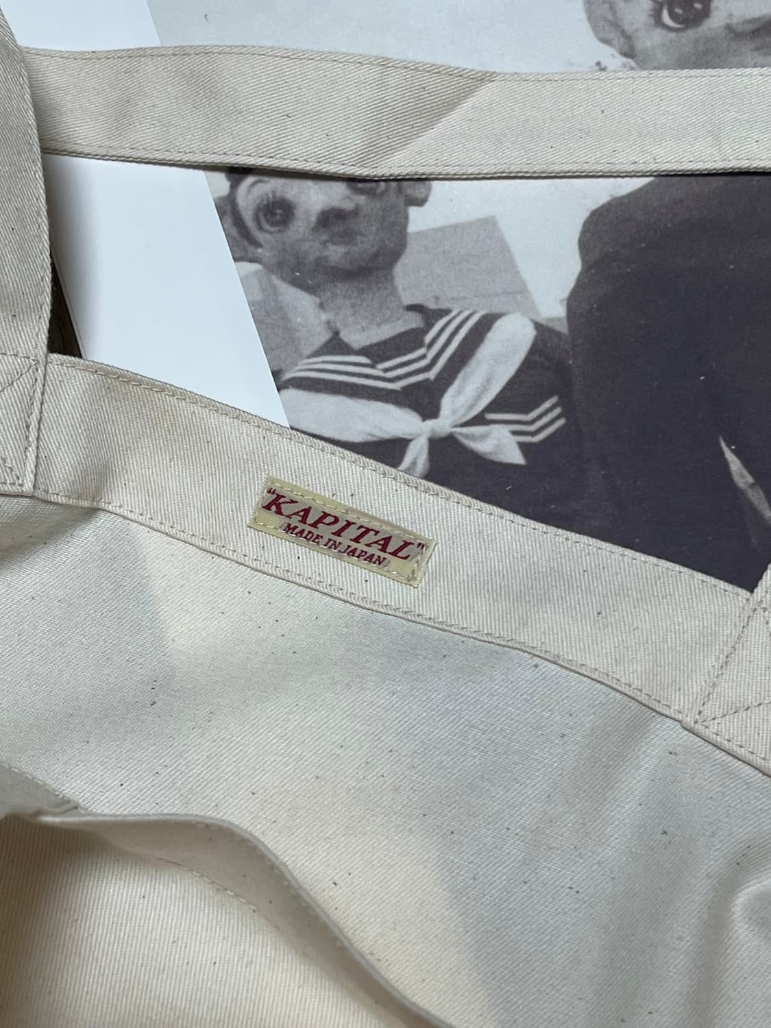 캐피탈 Kapital 25SS 트윌 토트백 새제품 상품이미지5