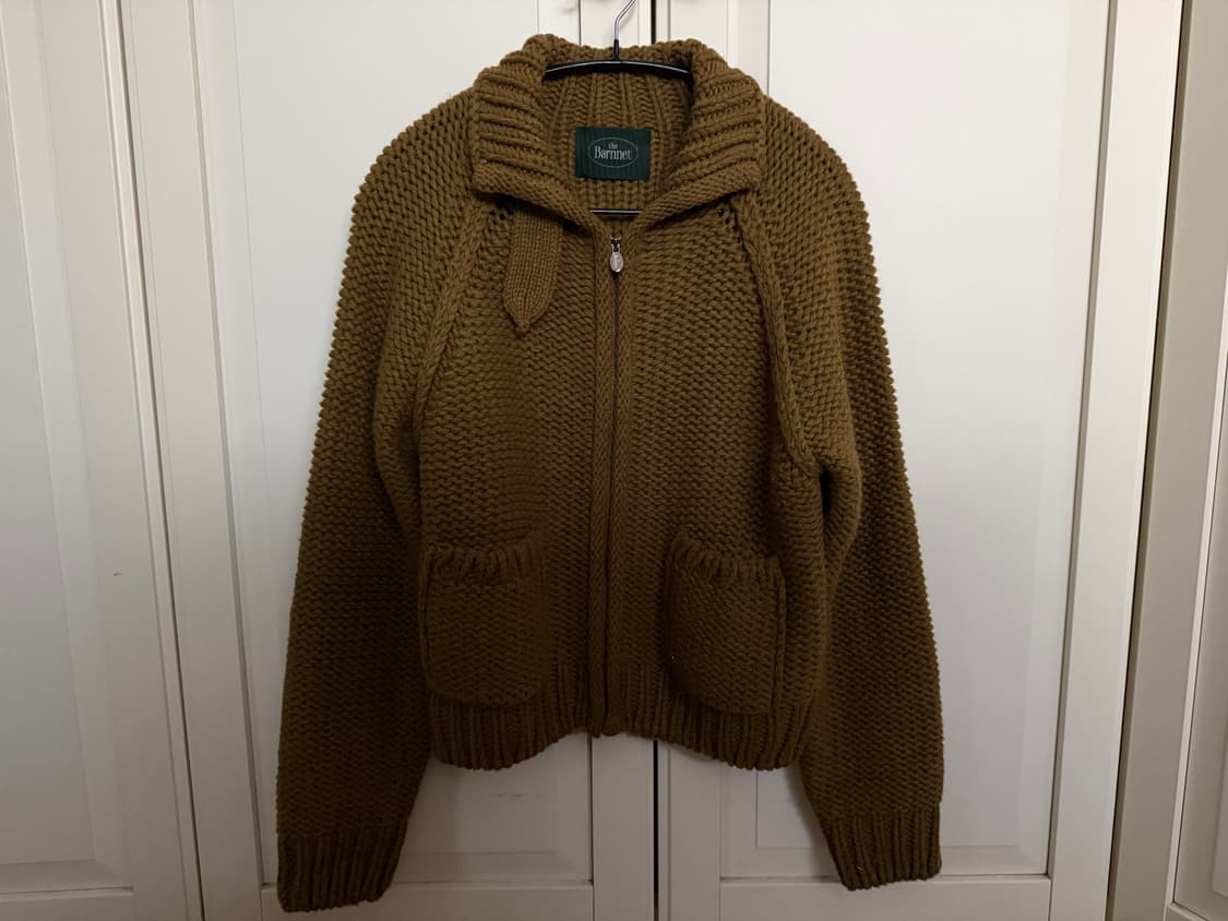 더바넷 soap zip-up knit cardigan 상품이미지1