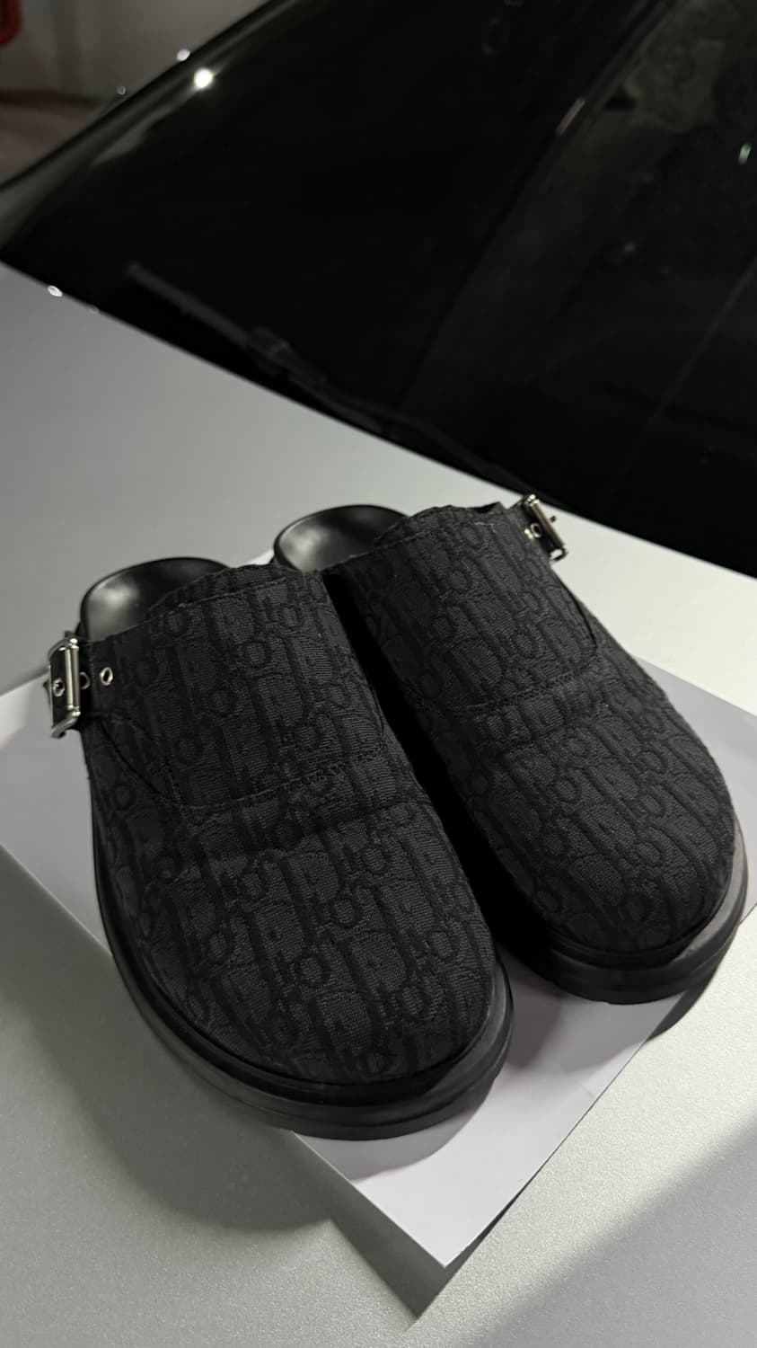 디올 아쿠아 뮬 오블리크 블랙 43사이즈 상품이미지4