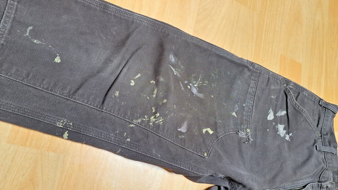 빈티지 칼하트 더블니 다크브라운 워크팬츠 상품이미지4