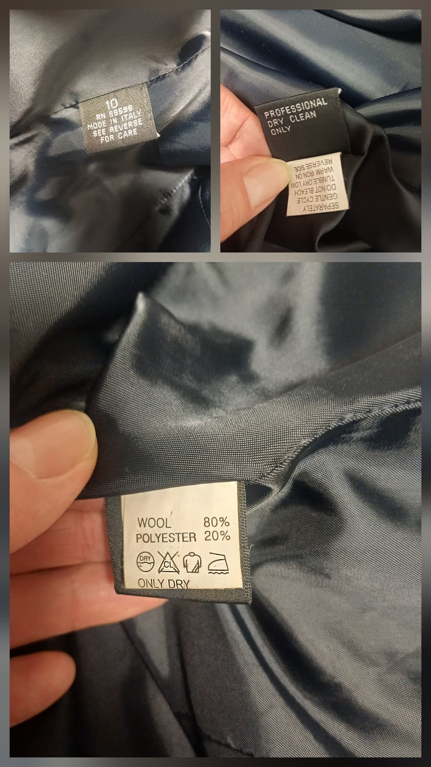 버버리(Burberrys) 기사 자카드 네이비 금장 블레이저 상품이미지7