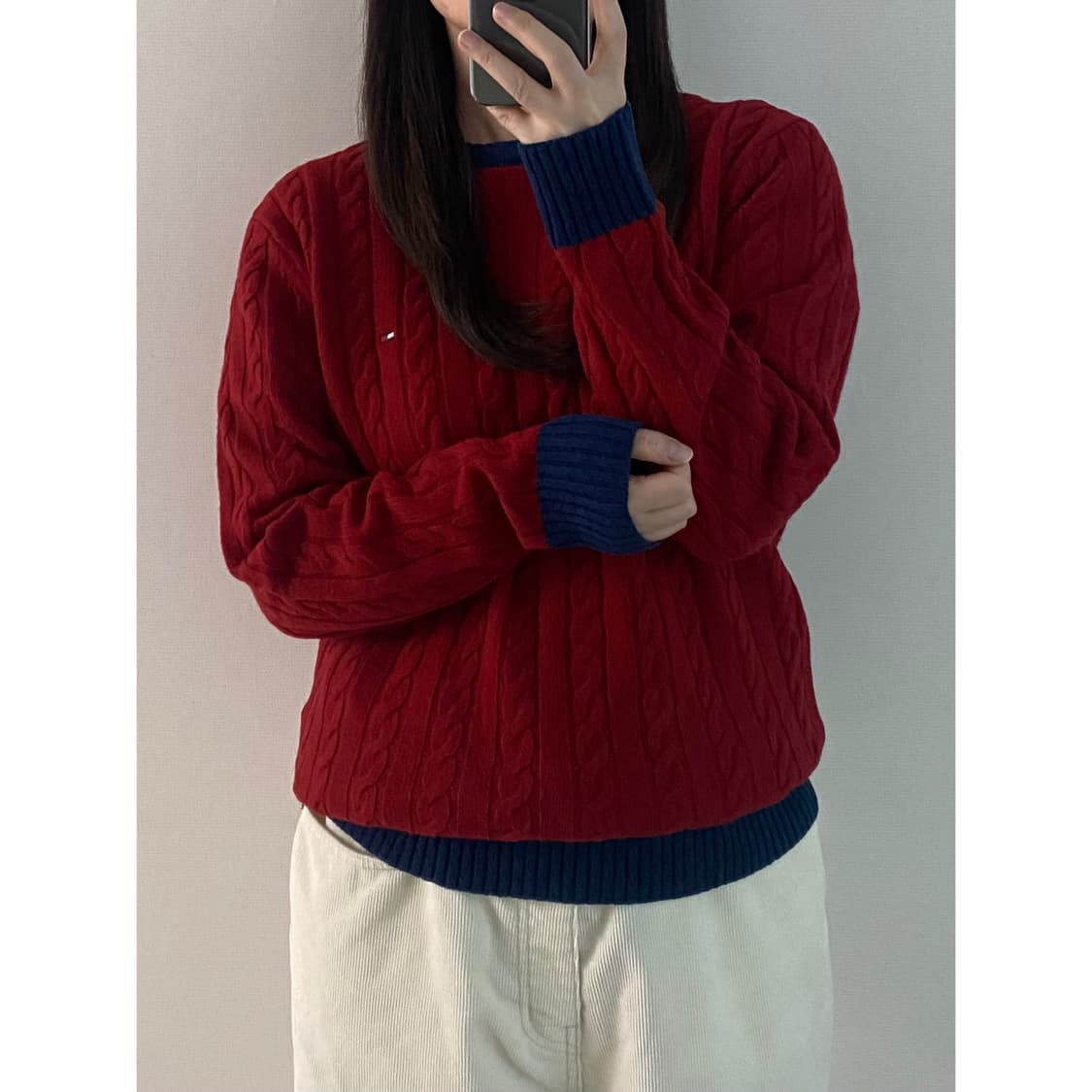 타미힐피거 꽈베기 니트 상품이미지2