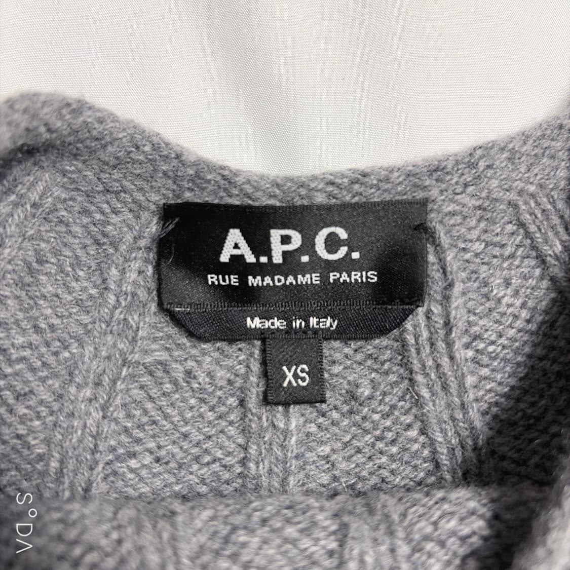 APC 아페쎄 그레이 여성 니트 Xs 상품이미지4