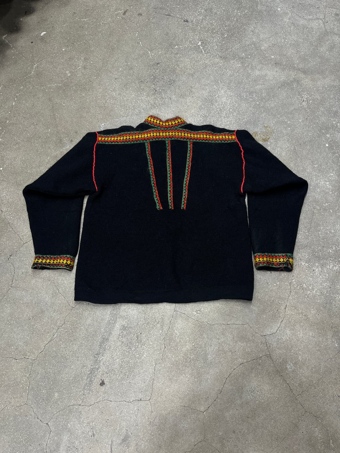 노르딕 에스닉풍 울 니트  상품이미지6