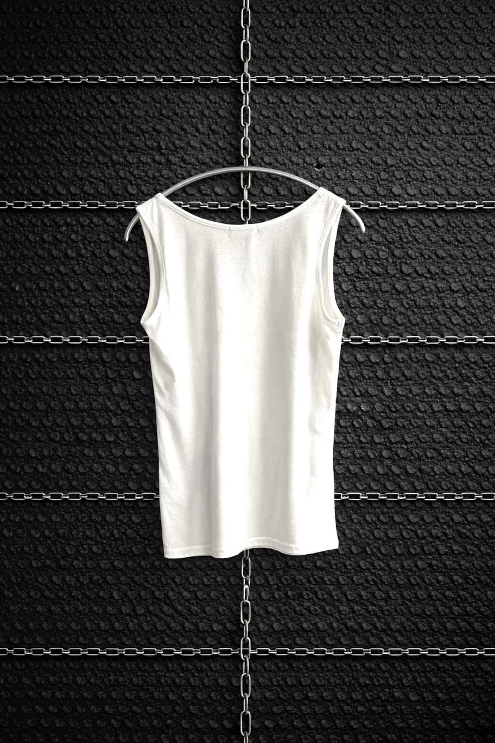 실버 스터드 슬리브리스 상품이미지2