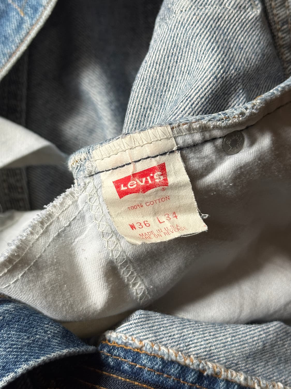 [36]90's 리바이스 Made in USA 505 데님 팬츠 상품이미지6