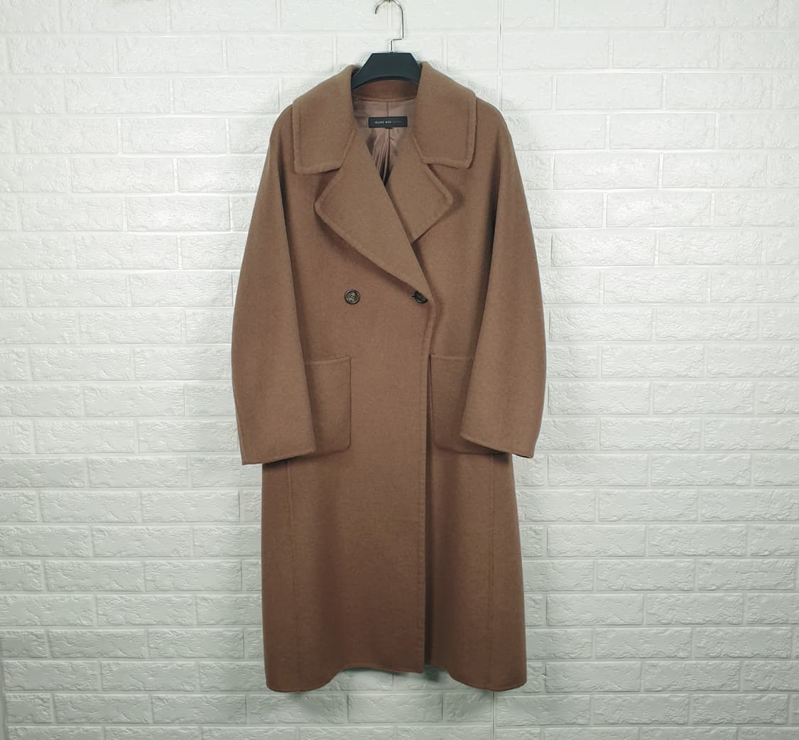 [90-95]올리브데올리브 양모 벨티드 코트 상품이미지3