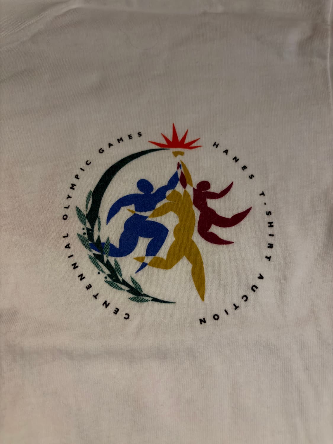 빈티지 헤인즈 애틀랜타 올림픽 자선행사 티셔츠(수소봉제) 상품이미지2