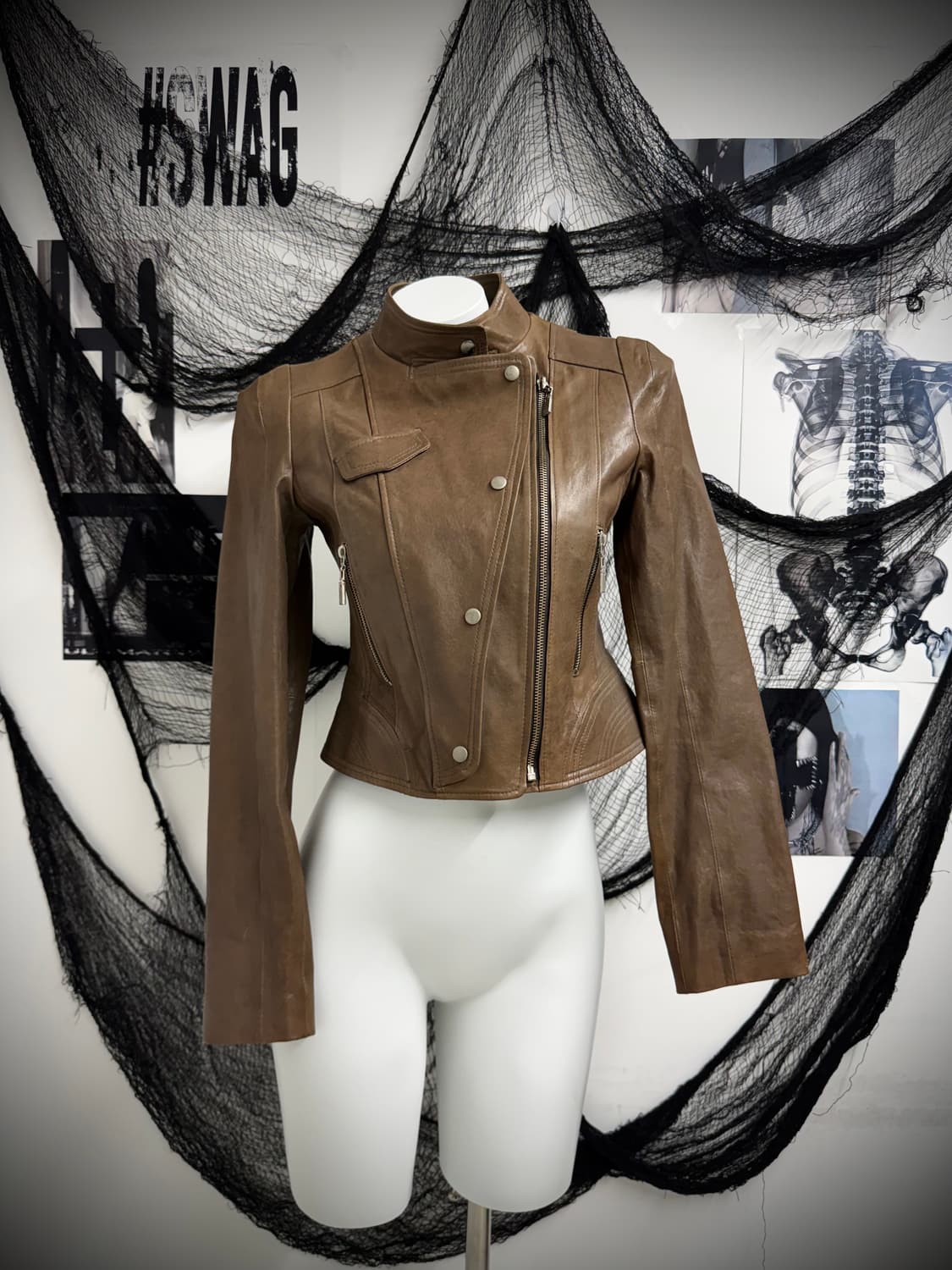 Real leather jacket 상품이미지5