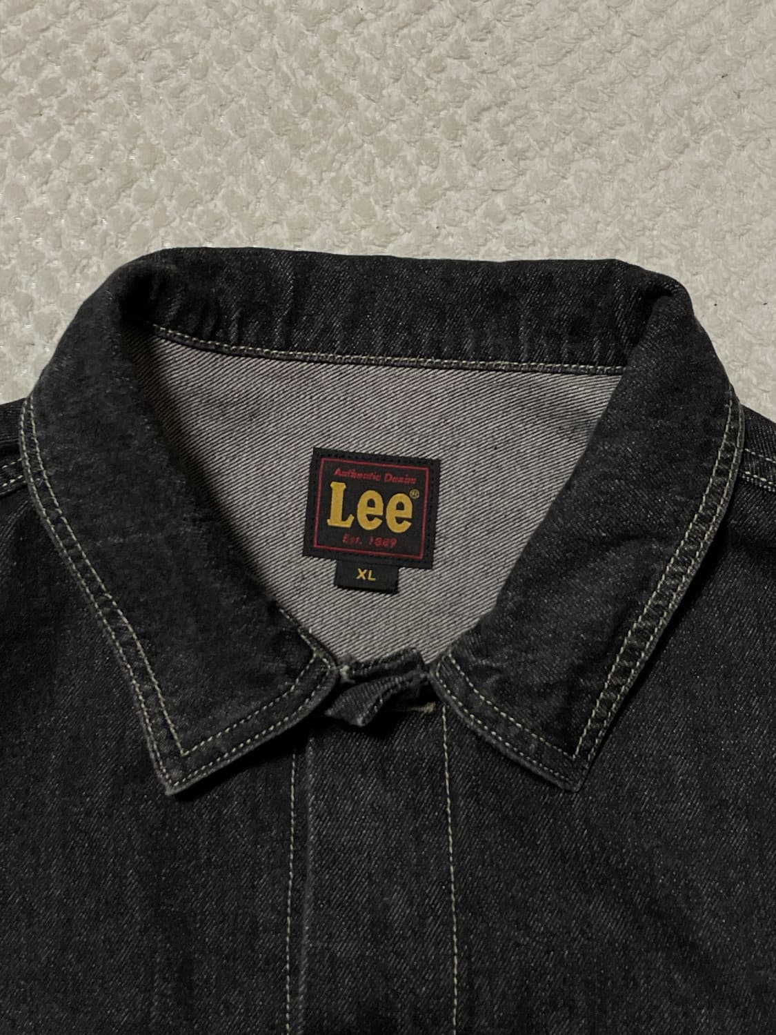 LEE 리 타입2 데님 트러커 청자켓 흑청 상품이미지4