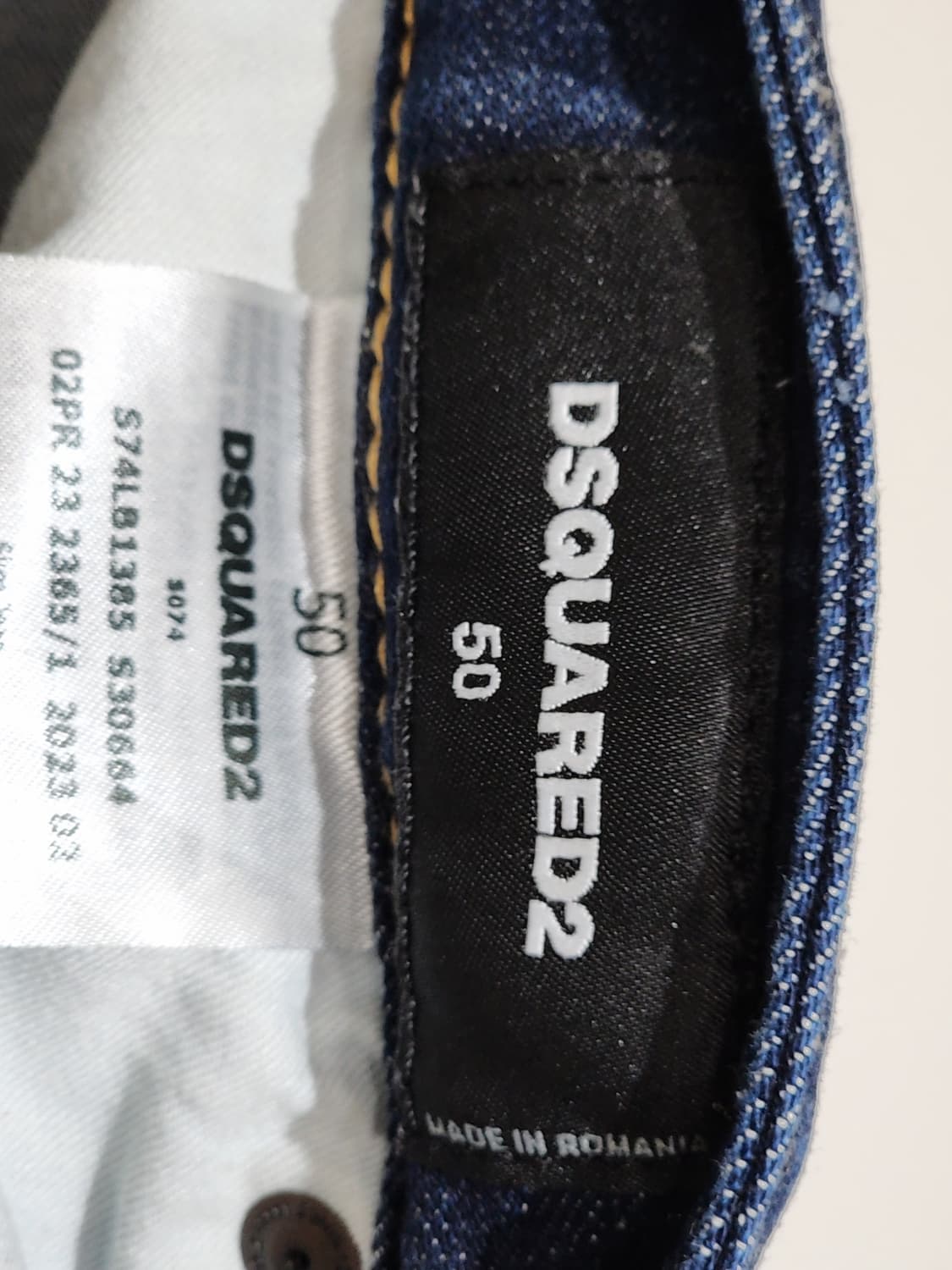 (35) 디스퀘어드 청바지 진청 스판 S74LB1385 데님팬츠  상품이미지4