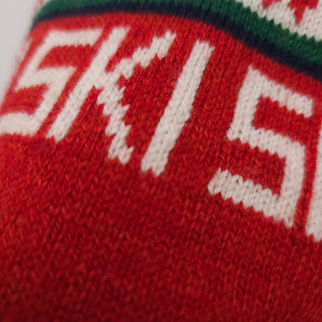 레드 노르딕 니트 상품이미지5