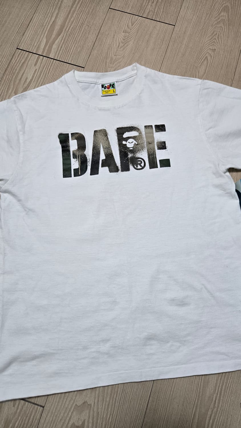 베이프 맵 카모 스텐실 반팔 상품이미지2