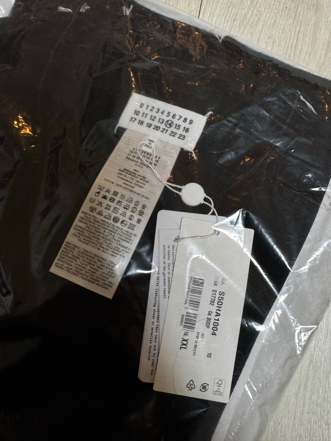 마르지엘라 ‘Work in progress’ 니트 블랙 새 상품 상품이미지4