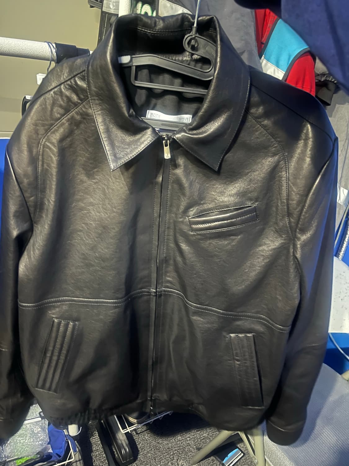 해칭룸 stitched volume leatzher jacket 3사 상품이미지2