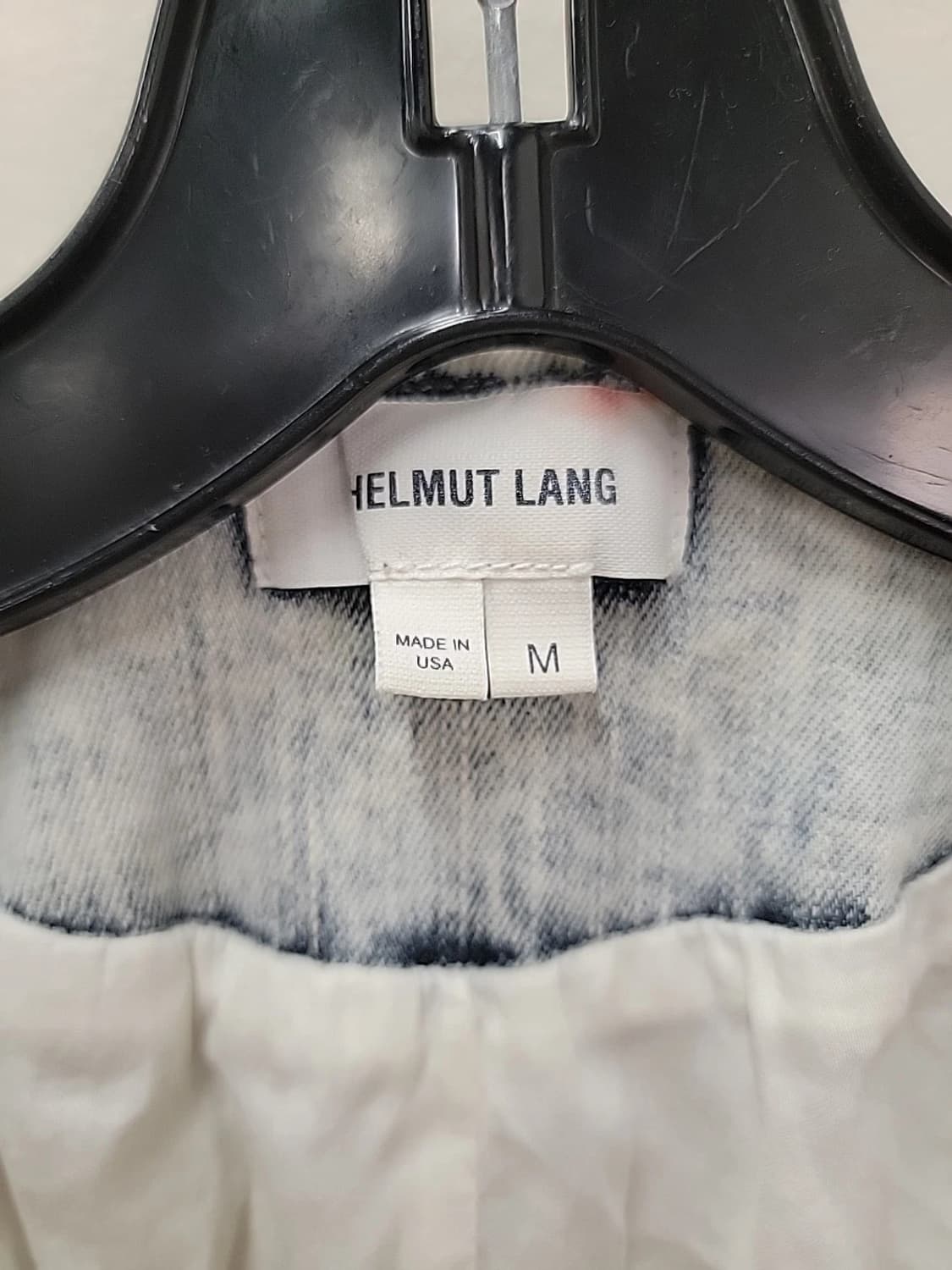 헬무트 랭 애시드 워시 데님 모토 자켓 상품이미지3