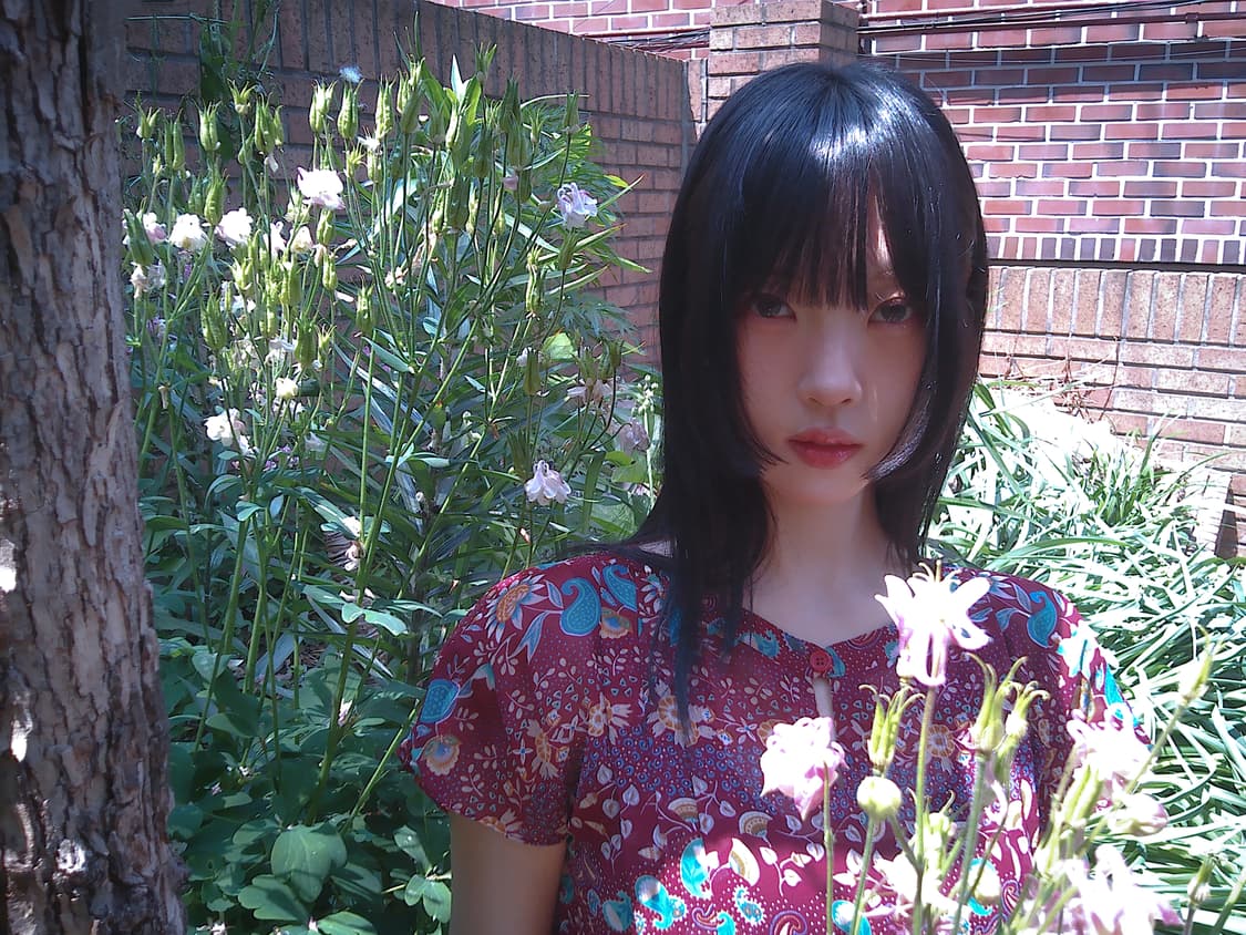 Oriental Flower Dress(Burgundy) 상품이미지9
