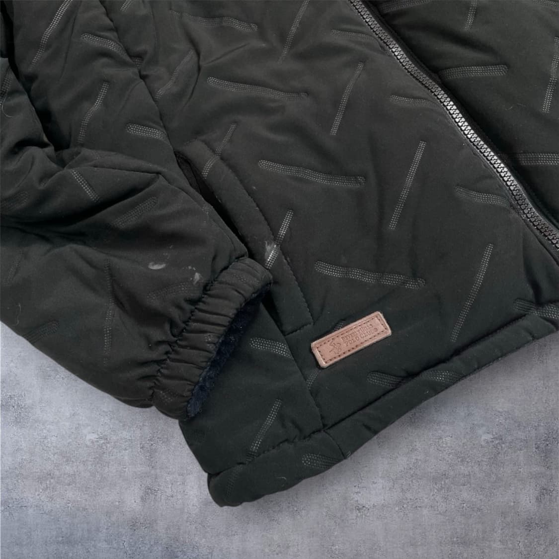 비버리힐스 폴로클럽 리버시블 양면 퀄팅 플리스 자켓 100 상품이미지3