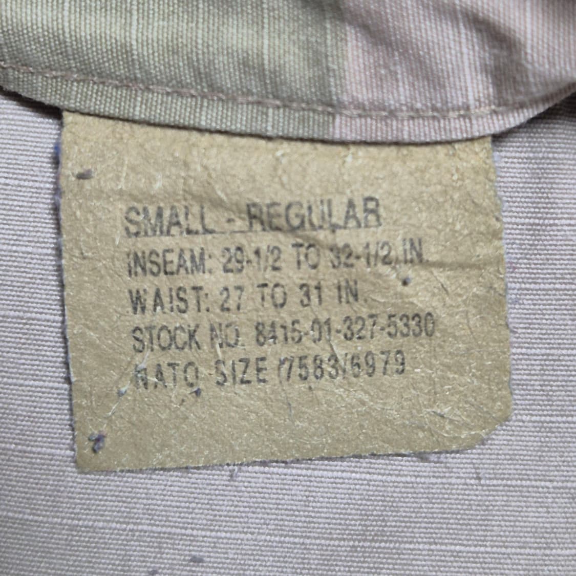 [S]미군 데저트 카모 팬츠 -495 상품이미지4