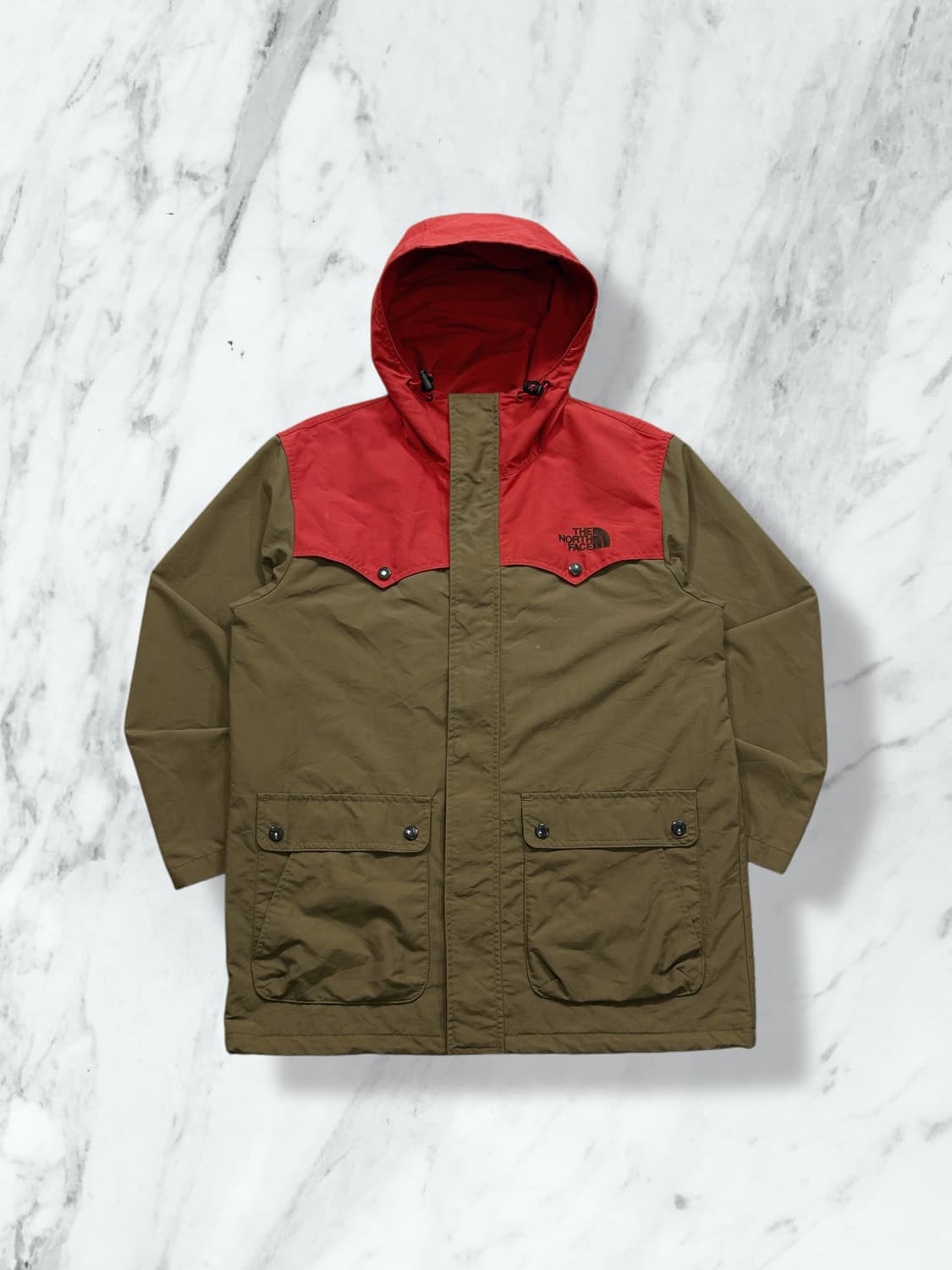 노스페이스 레드베이지 이글픽 바람막이 자켓 L 상품이미지1