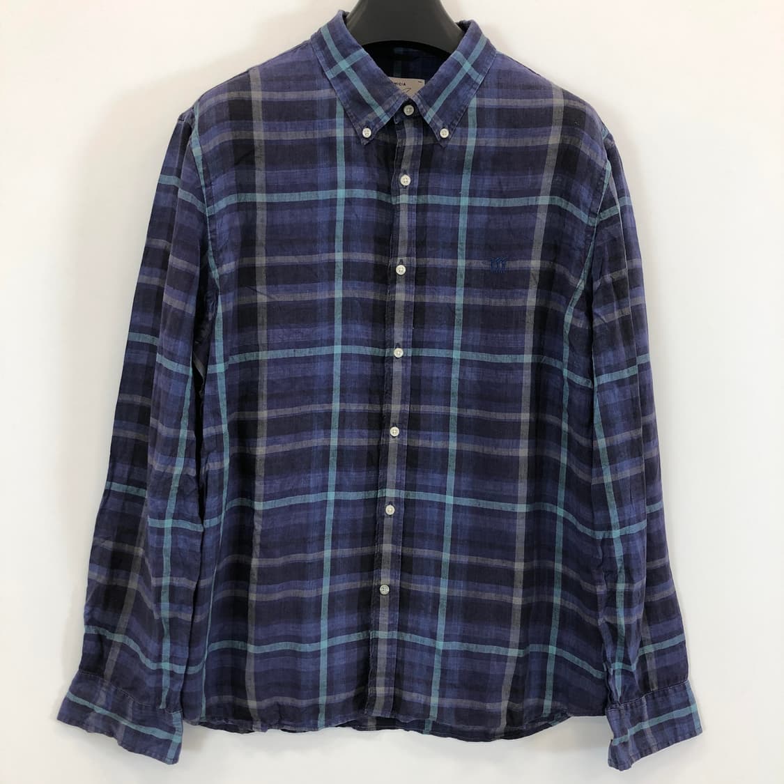 헨리코튼 린넨 100% CAMICIA 체크셔츠 110 상품이미지1