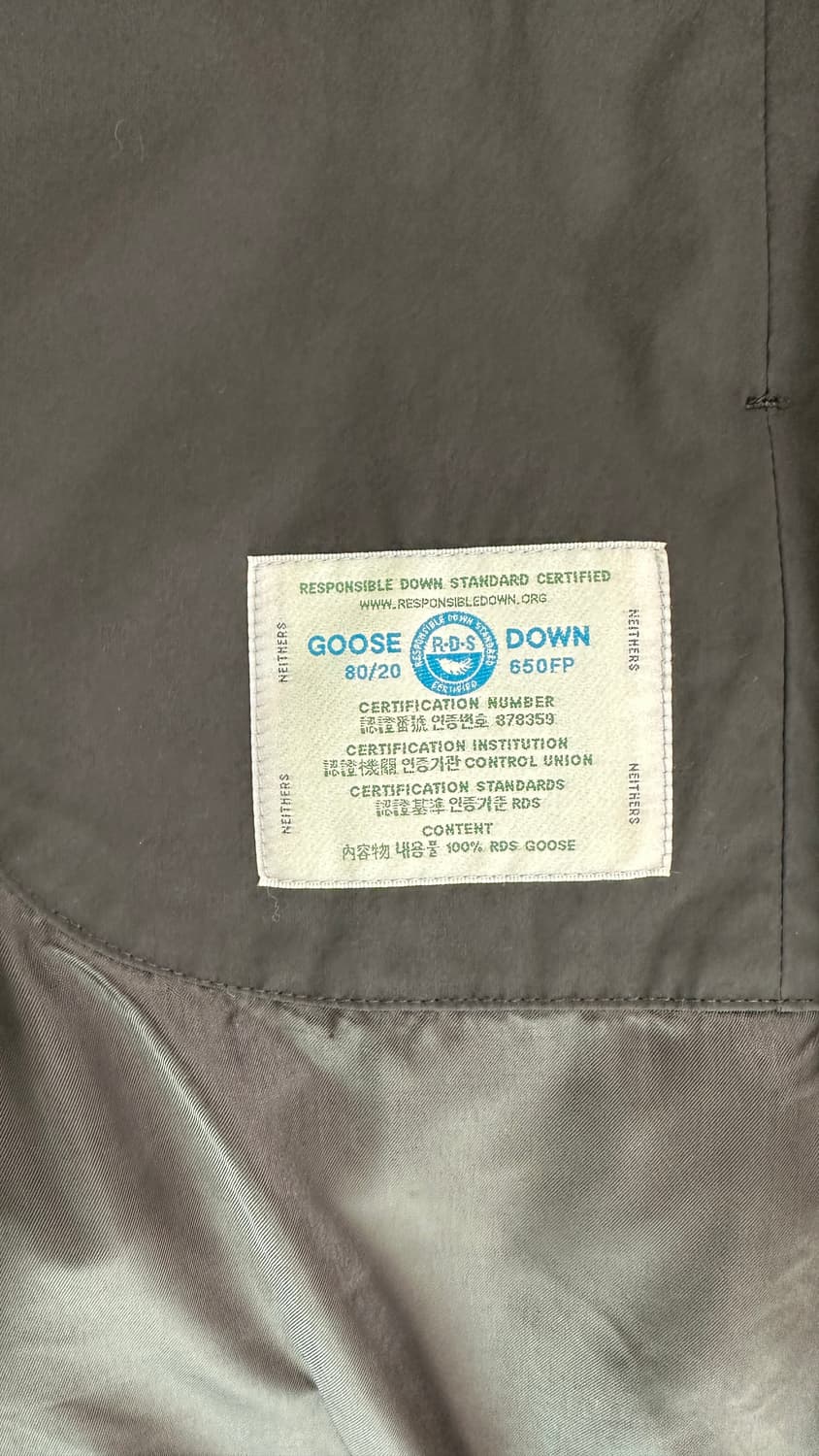 [5사이즈] 네이더스 구스다운 블랙 상품이미지5