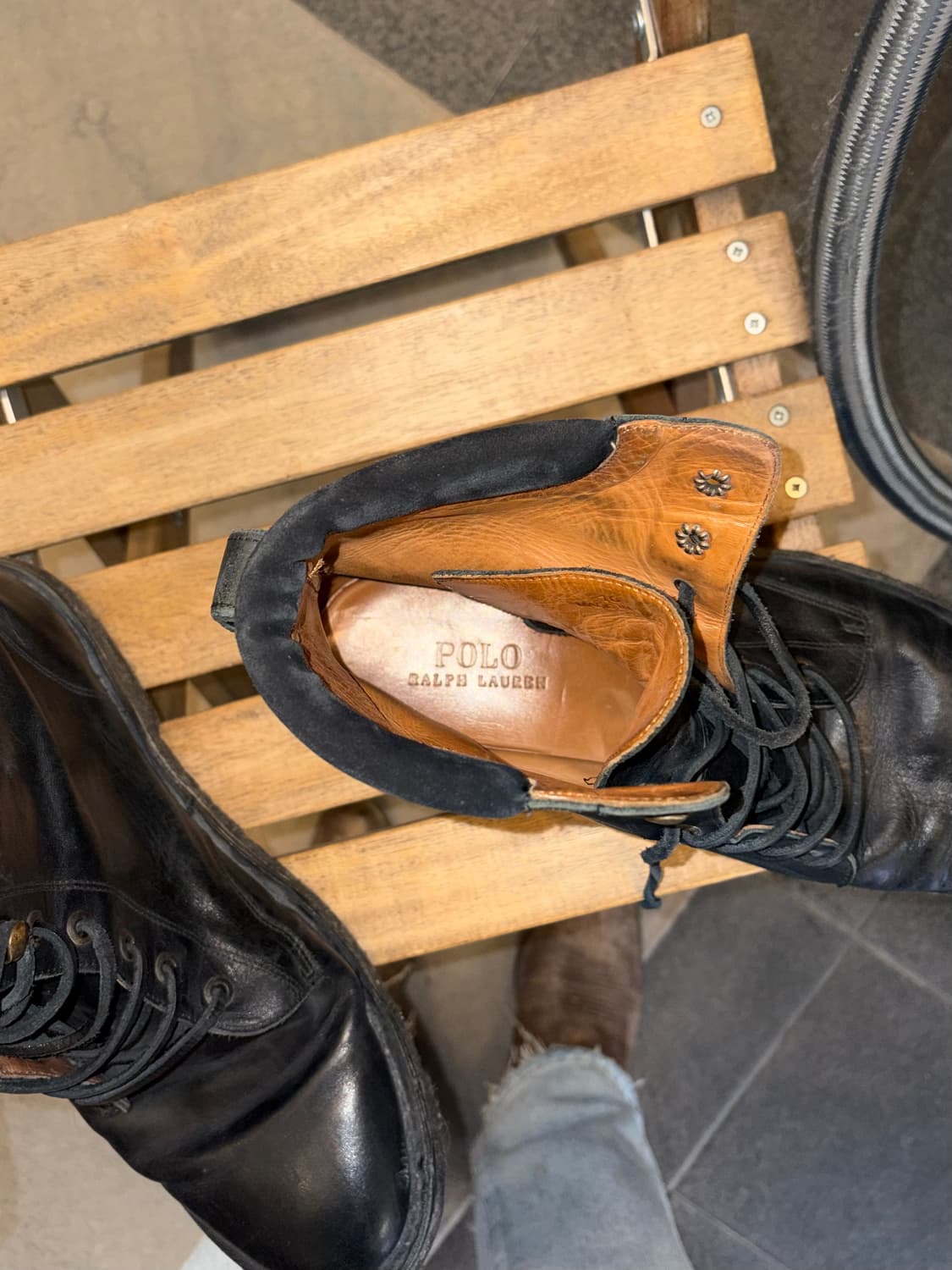 90-00’s Polo Ralph Lauren ranger boots 상품이미지10