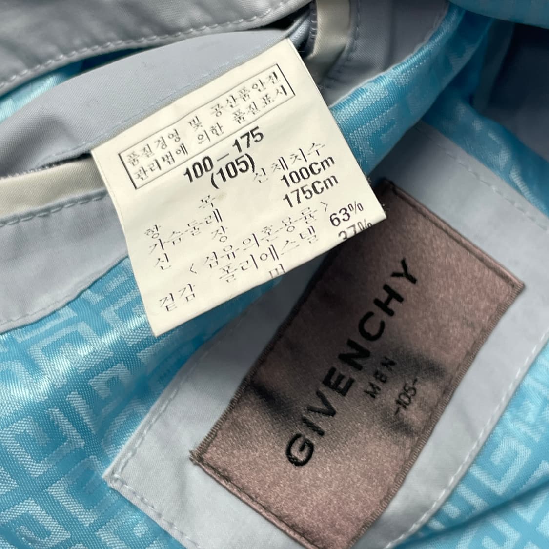 [택포] 지방시 블루종 집업 자켓 105 상품이미지5