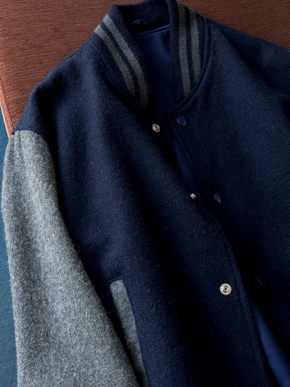 Felted wool easy stadium jacket Jacket 상품이미지2