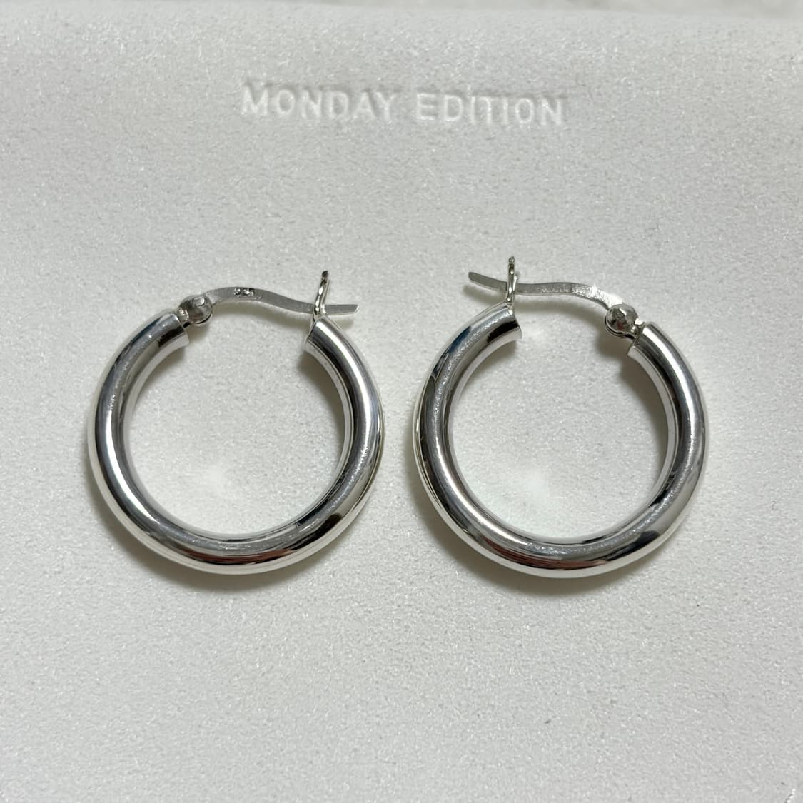 usual me silver hoop earrings 2 상품이미지7