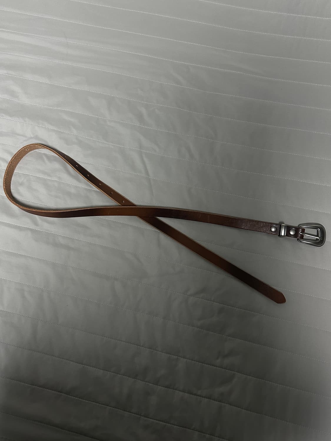 주앙옴므 빈티지 레더 벨트 브라운 상품이미지3