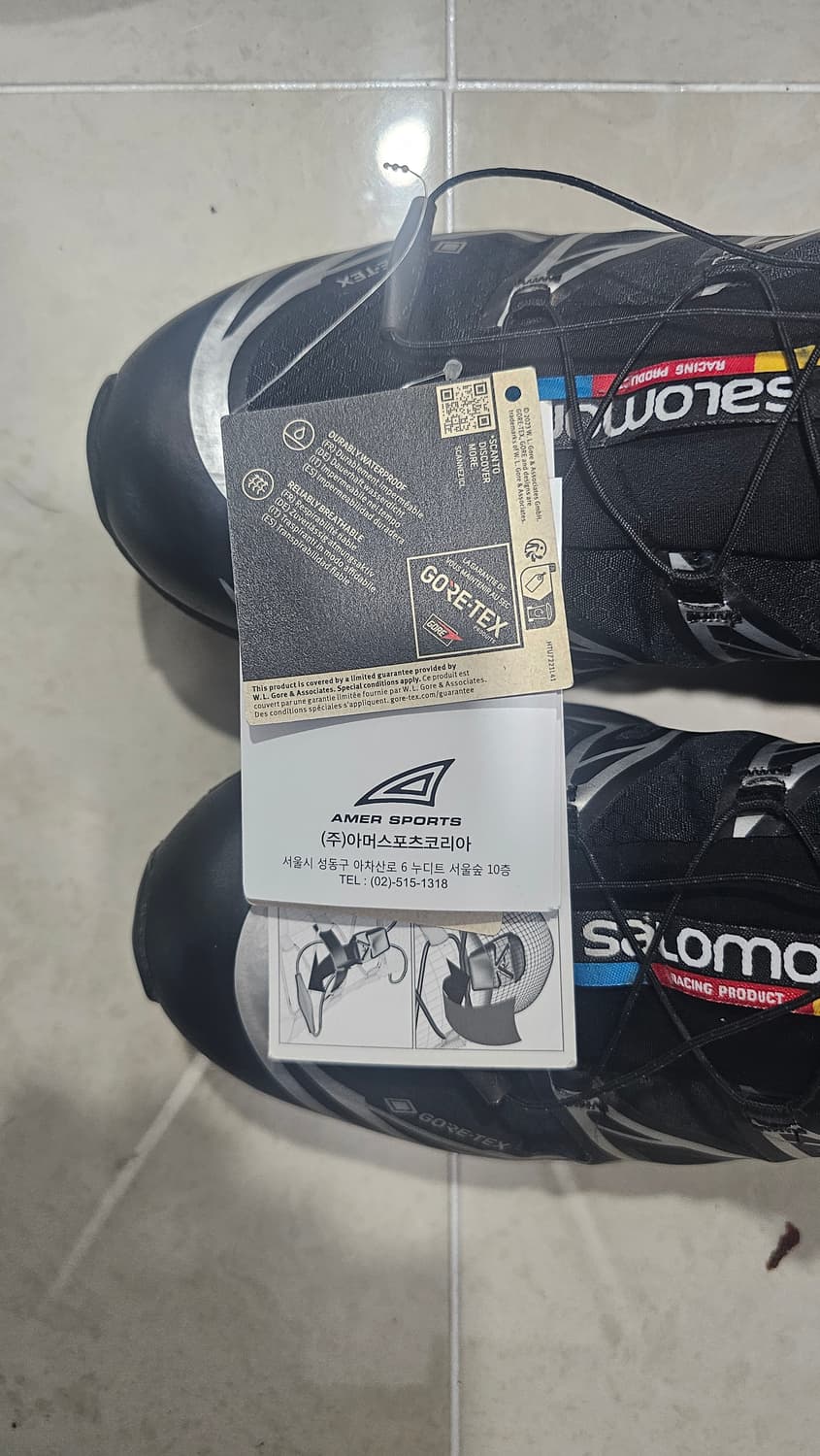살로몬 tx-6 고어텍스 블랙실버 상품이미지7