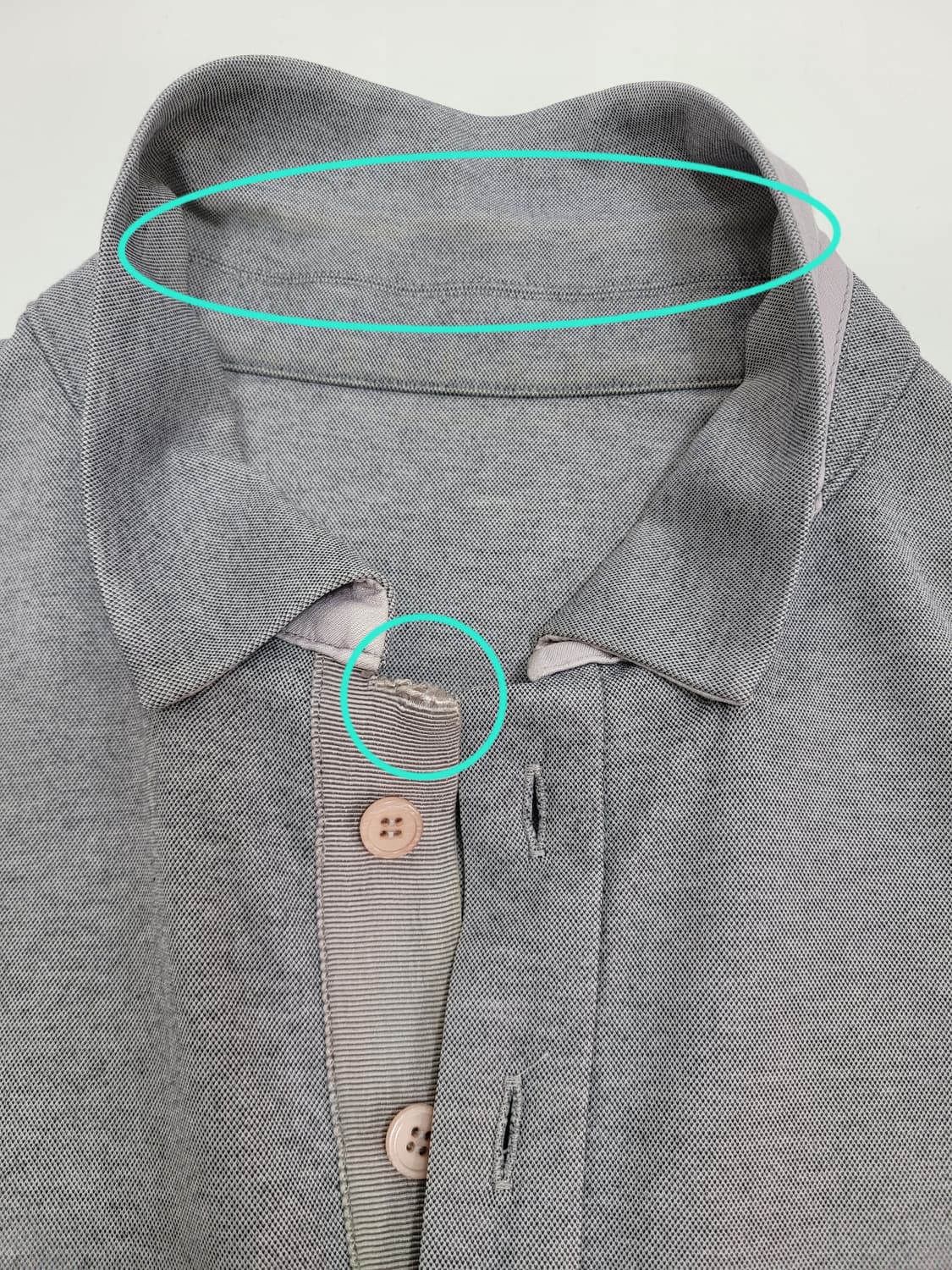 TIME 한섬 타임 옴므 카라 반팔 티셔츠 / 남 95 그레이
 상품이미지6