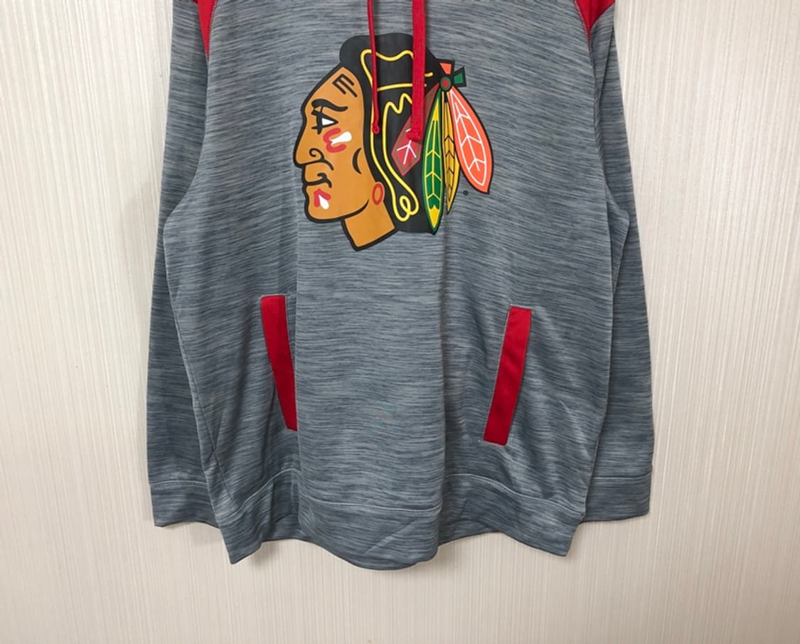 NHL 시카고 블랙호크스 팀후드/풀오버후디 L(해외) 상품이미지3